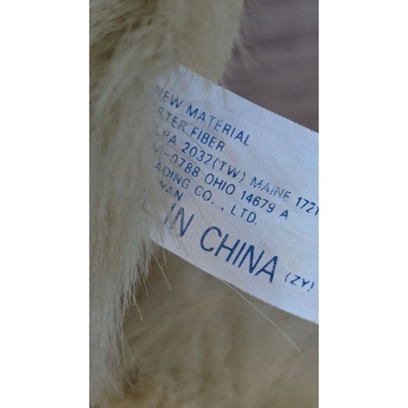 TB Trading Co cat kitten plush stuffed animal toy  blue eyes yellow tan 10" - Picture 7 of 8